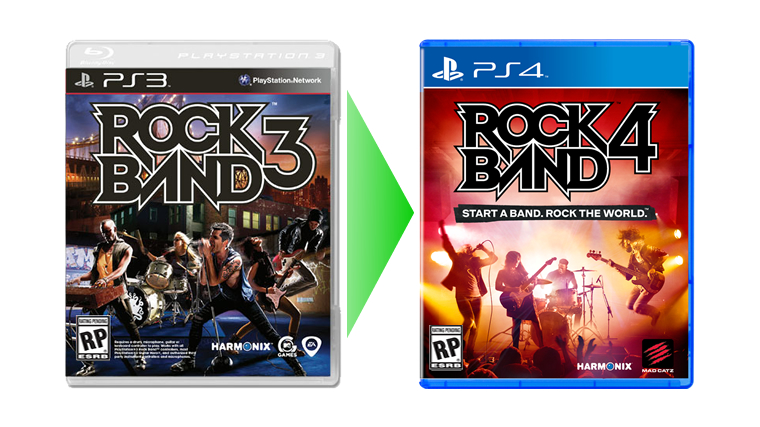 Rock Band 3 Rock Band 4
